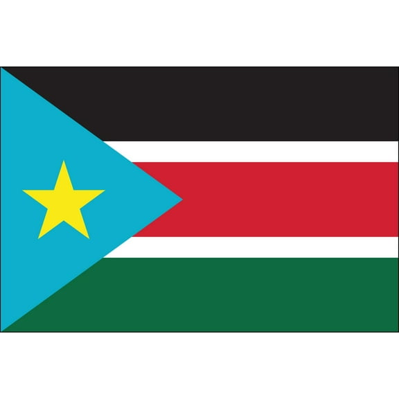 South Sudan 3' x 5' Indoor Polyester Flag