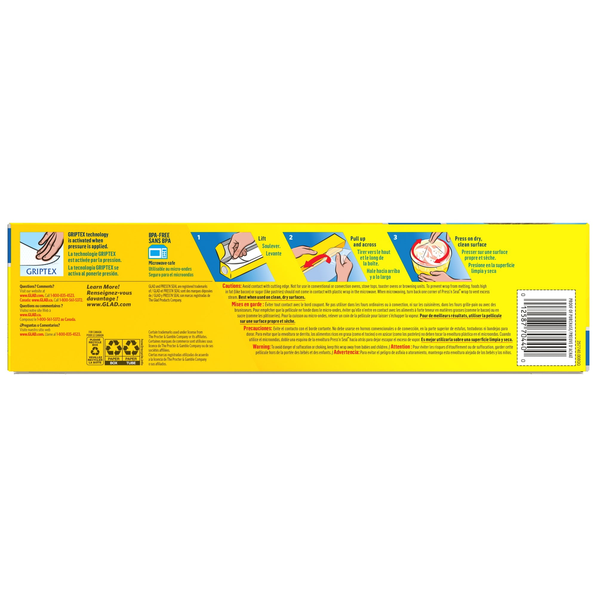 Glad Press N Seal Plastic Food Wrap 140 Square Feet Walmart Com Walmart Com Glad Press N Seal Plastic Food Wrap 140 Square Feet Walmart Com Walmart Com