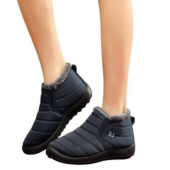 Women's Snow Boots - Womens Snow Womens Narrow Width Fabric -On Outdoor Footwear for Women Snow Womens Snow Boots1 for Winter Adventures and Womens Snow And Ice Womens Mid Calf Snow Cozy