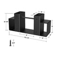 thumbnail image 3 of BotaniNest Support de Bois de Chauffage Réglable, Étagère de Rangement en Acier Robuste, Support de Bois de Chauffage Extensible pour Foyer Intérieur/extérieur, Patio et Organisation de Cour Arrière, 3 of 7