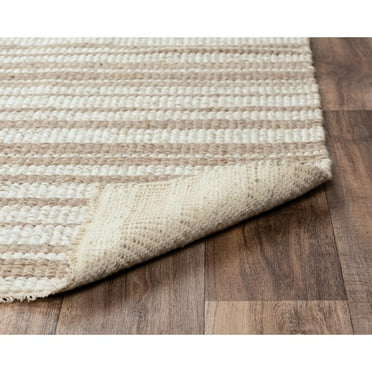 Alora Decor Sun 5'  x 7'6" Stripe Ivory/Beige Woven Area Rug