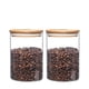 thumbnail image 1 of Contenedores de Vidrio para Almacenamiento de Alimentos umieo Paquete de 2 de 800 ml Herméticos, 1 of 6
