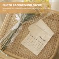 thumbnail image 2 of MasteelfCA Fond Photo Accessoire Calendrier Suspendu Simple Impression Anglaise Calendrier pour Décoration, 2 of 7