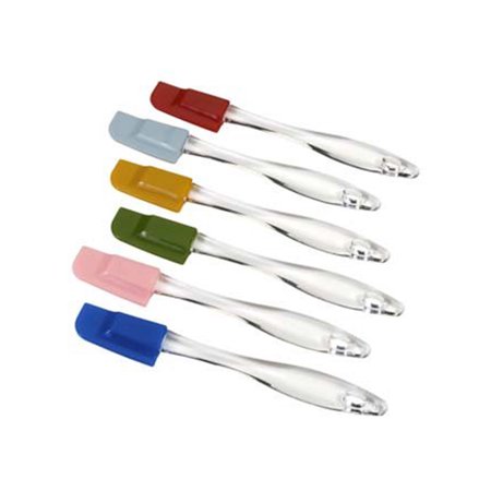 - Evelots Mini Kitchen Silicone Spatulas, Baking Cooking Mixing - Set Of 6