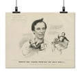 thumbnail image 2 of Print: Honest Abe Taking Them On The Half Shell, 1860, 2 of 4