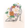 thumbnail image 3 of Quach, Anna 19x24 Black Modern Framed Museum Art Print Titled - Floral Bloom Heel, 3 of 5