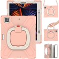thumbnail image 5 of Funda con soporte de anillo ajustable para iPad de 9,7 pulgadas (2018) con correa para el hombro, gran soporte de anillo ajustable, protección contra golpes., 5 of 5