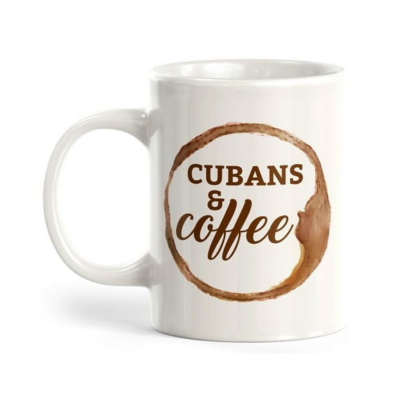 Designs ByLITA Cubans & Coffee 11oz Plastic Coffee Mug