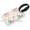 thumbnail image 2 of Sikiie Cute Baby Dinosaurs Luggage Tags Privacy Cover ID Label Suitcase Tags Identifiers For School Bags,Suitcases, 2 of 7