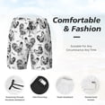 thumbnail image 5 of Fotbe Retro Rooster Men’s Swim Trunks Quick Dry Swim Shorts Board Shorts with Mesh Lining-XX-Large, 5 of 9