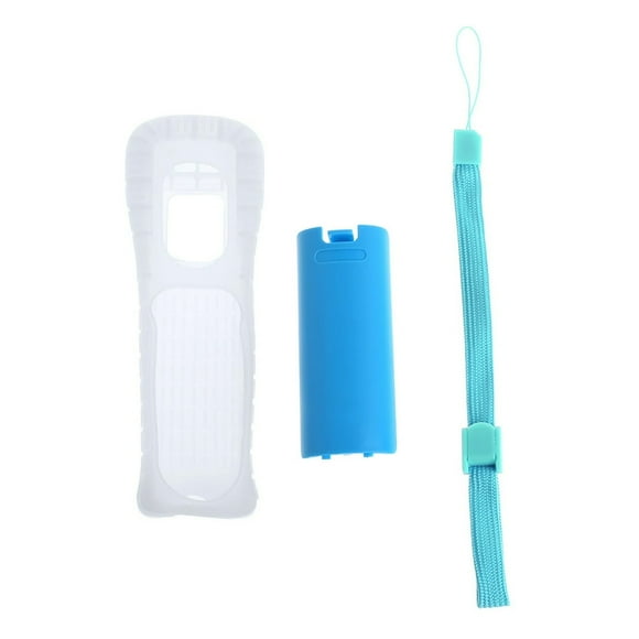 MesaSe Coque de Protection en Silicone pour Porte Arrière Kit de Remplacement pour Télécommande WII