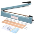 thumbnail image 1 of METRONIC Impulse Sealer 16 inch, Manual Heat Sealer Machine for Plastic Bags, Shrink Wrap Bag Sealers Heavy Duty Sealing Machine With Repair Kit (Blu, 1 of 8