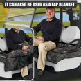 thumbnail image 5 of Whosucclay Camouflage Deer Golf Cart Seat Cover, Breathable Wear-Resistant Protector for Most 2-Seat Golf Carts Durable Golf Cart Seat Cover Blanket, 52.36"x 32.28", 5 of 7
