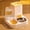 Yellow, variant on CNV 2 in 1 Automatic pet Feeder and Water Dispender for Cats and Dogs 3 Colors to Choise, Yellow