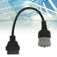 thumbnail image 3 of OBD1 To OBD2 Diagnostic Cable, Anti Crack High Strength Scanner Diagnostic Adapter 6Pin To 16PIN  For J1708, 3 of 8