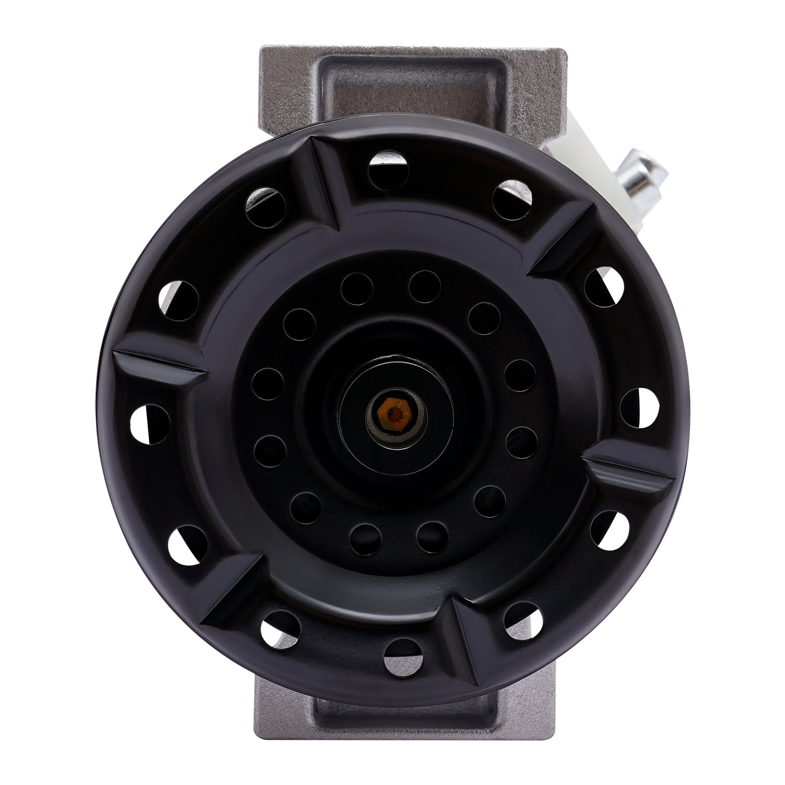 12V A/C Compressor for Dodge Caliber & Jeep Compass/Patriot, 6 Pulley Grooves, PAG 100 Oil, 45W Power, Low Noise, Direct Fit