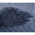 thumbnail image 4 of oneOone Viscose Chiffon Navy Blue Fabric Chevron Block Sewing Craft Projects Fabric Prints By Yard 42 Inch Wide, 4 of 4
