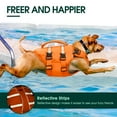 thumbnail image 7 of Kuoser Dog Life Jacket, High Flotation Dog Life Vest for Swimming Boating, Orange, XS, 7 of 7