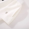 thumbnail image 6 of Amidoa Girls Shorts Soft Toddler Solid Color Elastic Waist Casual Summer Sports Shorts for Kids White Size 3T, 6 of 8