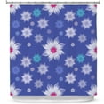 thumbnail image 1 of Shower Curtains 70" x 73" from DiaNoche Designs by Pam Amos - Lace Flowers in a Row, 1 of 1