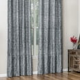 thumbnail image 4 of Chanasya 2-Panel Floral Jacquard Textured Dark Gray Curtains with Grommets for Windows Living Room Bedroom Office - Partial Room Darkening Drapes for Privacy and Decor - 52 x 108 Inch Long - Dark Gray, 4 of 7