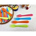 thumbnail image 3 of czcpp-Jawbush 16 Pcs Plastic Kids Forks, Reusable Kids Silverware Set Also for Adults, Easy Grip Kids Utensils with Bright Colors, BPA Free Dishwasher Safe, 3 of 4