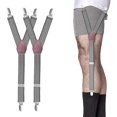 thumbnail image 1 of HSHDLDF Y-Style Shirt Stays Men Non-Slip Locking Clamps Adjustable Elastic Straps, 1 of 7