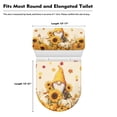 thumbnail image 5 of HELLHERO Sunflower Maple Leaf Bathroom Toilet Lid Cover Elastic Edge Toilet Seat Cover & 2-Piece Universal Adjustable, 5 of 5