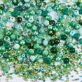thumbnail image 4 of 1 Pack Assorted Glass Beads for Jewelry Making Adults Glass Beads Bulk Including 8mm Beads for DIY Jewelry Bracelet Neckalce Phone Lynard Making Crafts Accessorie (Light Green) diy, 4 of 9