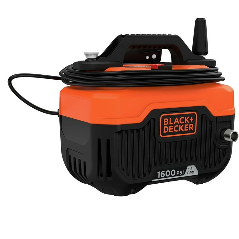 Black & Decker BEPW1600 1600 Max PSI 1.2 GPM Corded Cold Water Pressure Washer