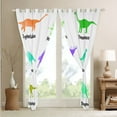 thumbnail image 4 of Erosebridal Dinosaur Curtains 38x45 inch,Dinosaur Blackout Curtains,Set of Ancient Dinosaur Curtains & Drapes,Jungle Animal Window Curtains 2 Panels Home Room Decor, 4 of 6