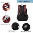 thumbnail image 3 of Backpack 12.9 *5.1 * 17.7 Inches Outing Backpack, Shopping Backpack, Travel Backpack Seamless Christmas Elements, 3 of 7