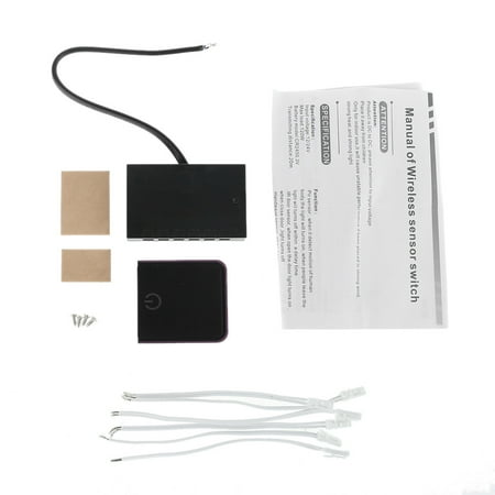 

JUNTEX Universal 12V-24V 120W Wireless Control for Touch On/OFF Switch for Corridor Cabinet Wardrobe LED Light Lamp Independent Switch