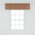 thumbnail image 2 of Ambesonne Christmas Valance Pack of 2, Noel Trees Quilt, 54"X12", Ruby Reseda Green, 2 of 2