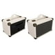 thumbnail image 3 of Vintage Bluetooth Speaker Multifunction M3 Leather Heavy Bass Knob Control Portable Wireless Speaker for Outdoor Party White, 3 of 5