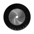 thumbnail image 2 of koolsoo Outil de Dessin Circulaire 12.5cm Diamètre Polyvalent Rotatif Rond Géométrique Noir, 2 of 8