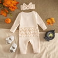 thumbnail image 6 of 3-6 Months Newborn Baby Halloween Long Sleeved Bodysuits One-Piece Footed Romper Newborn Gift, 6 of 8