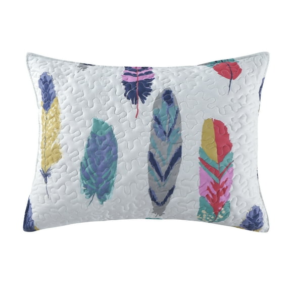 Greenland Home Fashions Dream Catcher Teal Quilted Pillow Sham