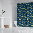 thumbnail image 2 of Cartoon Construction Vehicles Stars Blue Pattern Shower Curtain 72"x72" ,Bathroom Decorative Shower Curtains Set with 12 Hooks,Modern Waterproof Washable Shower Curtain, 2 of 6