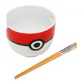 thumbnail image 3 of Pokemon Pokeball Ramen Bowl with Chopsticks, 3 of 3