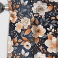 thumbnail image 3 of Designart "Peach Blossoms In Vintage Reverie" Floral Blackout Single Curtain Panel, 3 of 4