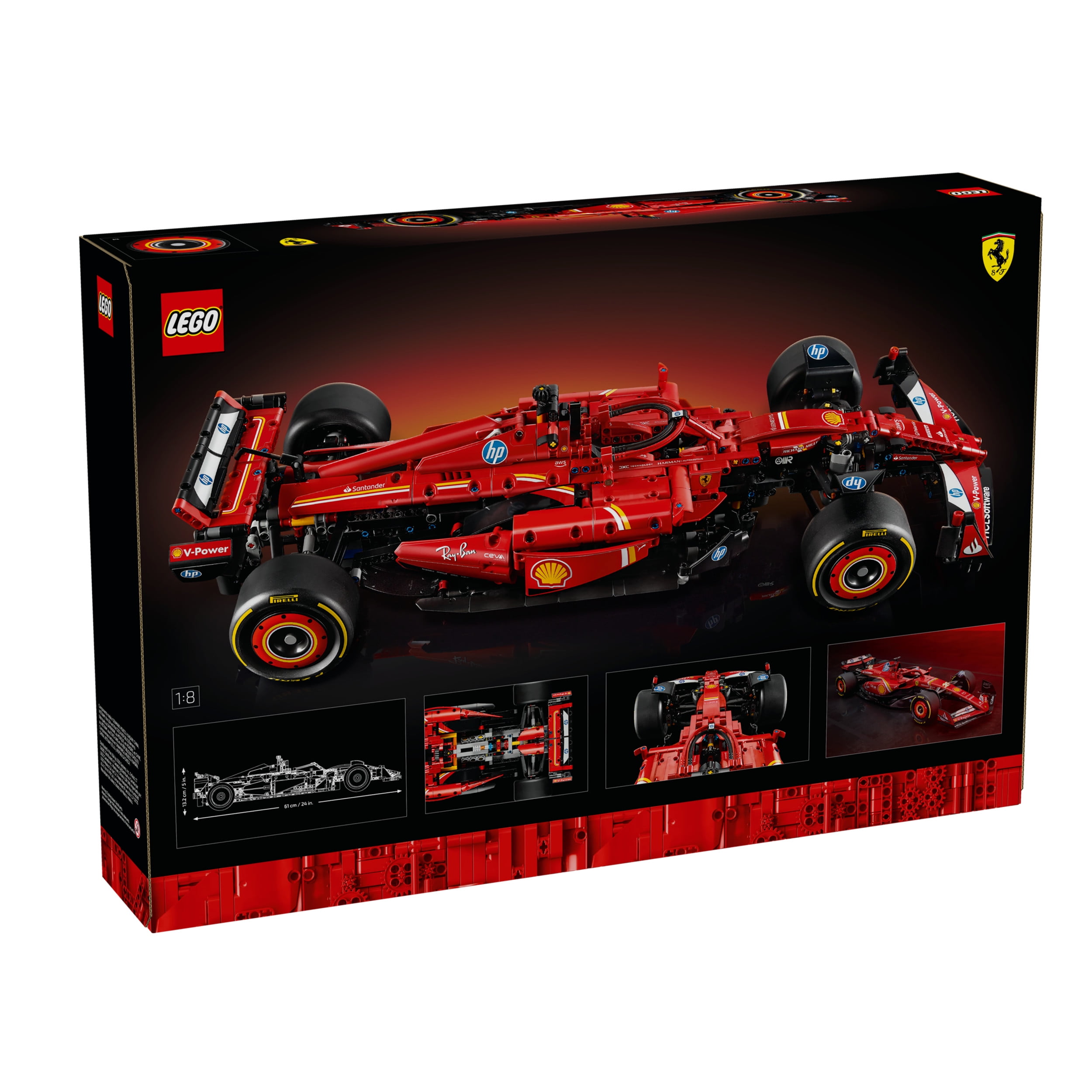 LEGO Technic Voiture Ferrari SF-24 F1, Ensemble de modèle de voiture pour adultes 42207