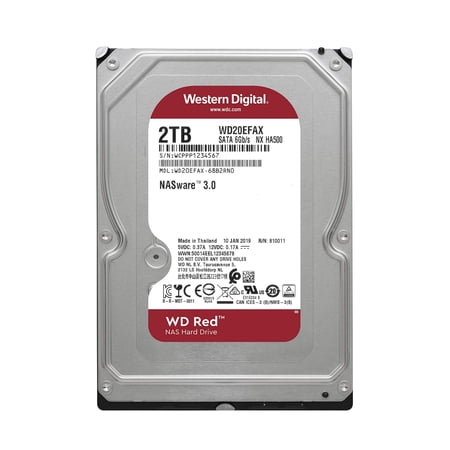 Western Digital WD Red　NAS ハードディスク 2TB / フォーマット済み / 36988H