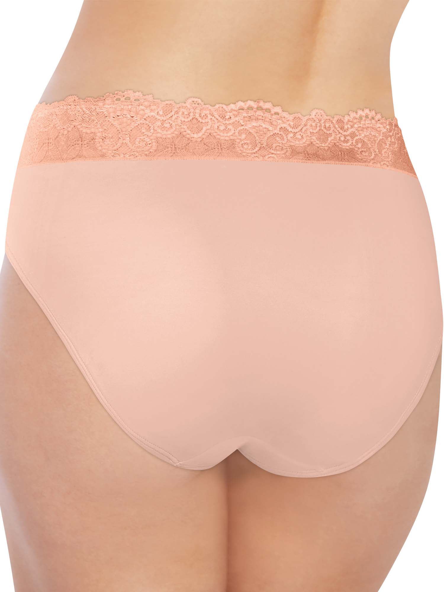 Bali Passion for Comfort Hi-Cut Panty Soft Taupe 6 Women's 
