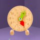 thumbnail image 5 of Reloj didáctico de madera que dice la hora, modelo para niños, niños y niñas, regalo Estilo 1, 5 of 9