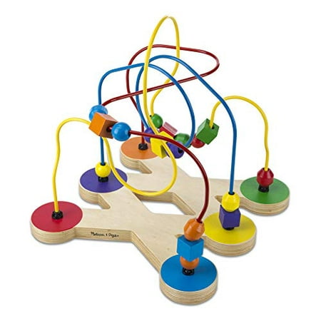 Melissa & Doug Classic Bead Maze - Wooden Educational Toy (Frustration-Free Packaging)
