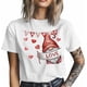 thumbnail image 4 of Camisetas casuales de manga corta con diseño de gnomo de amor para hombre, camisetas gráficas para el Día de San Valentín, 4 of 8