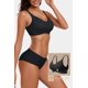 thumbnail image 2 of Bra Vertvie para mujer, sin costuras, festoneado, color negro, 2 of 7