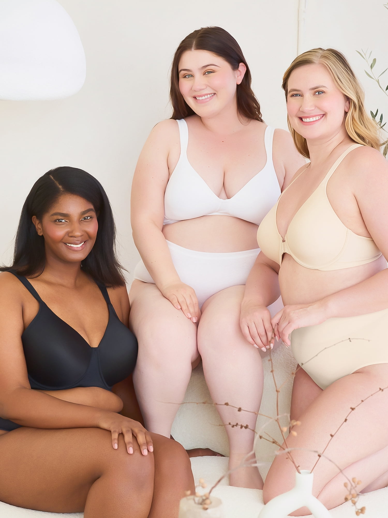 The Brigitte Full Coverage - Padded Wireless T-Shirt Bra
