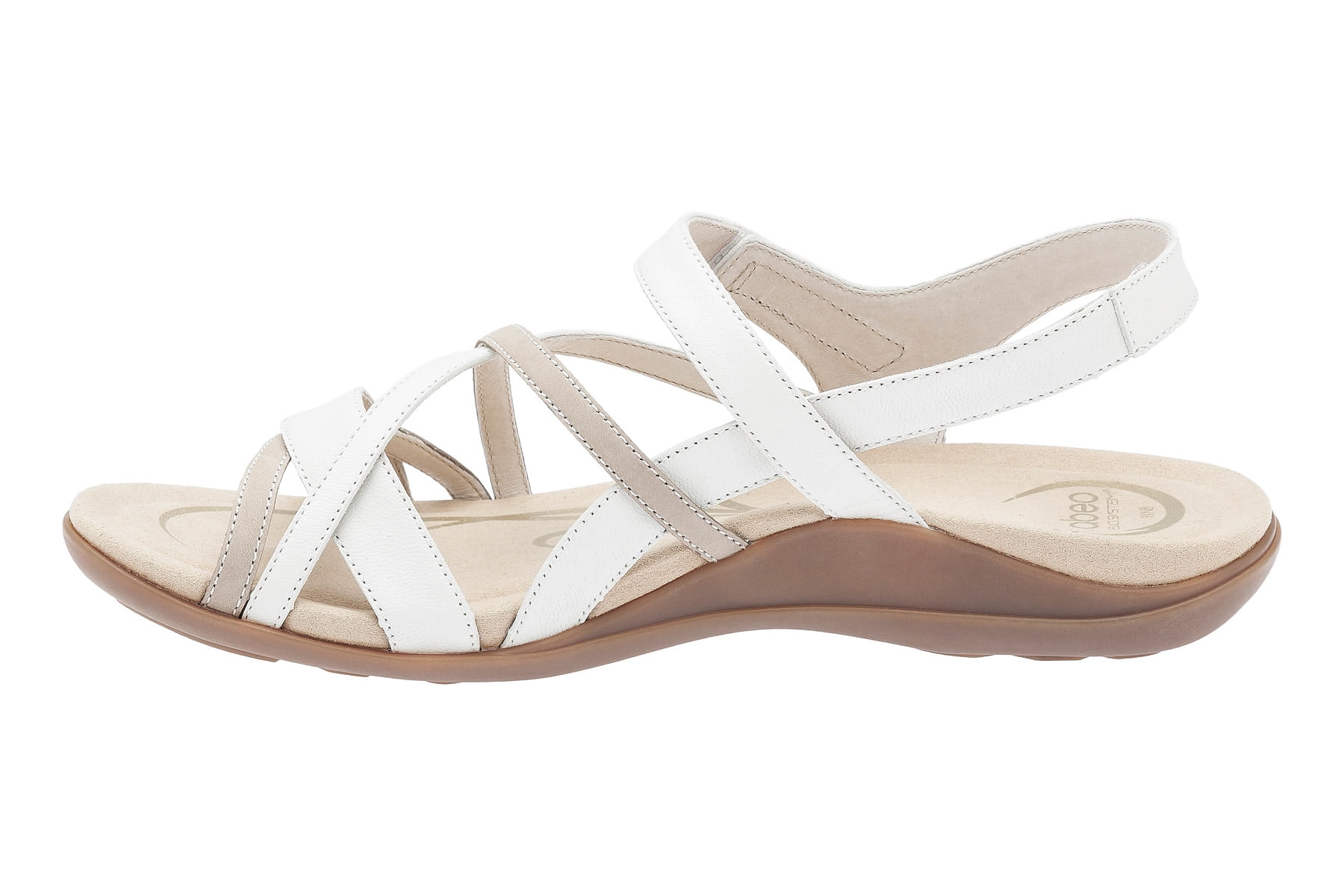 ABEO Bobbie Neutral High Heel Sandals in White Walmart